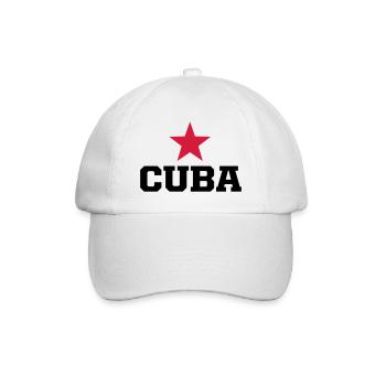 cuba revolucion - Baseballkappe - Weiß/Weiß - Vorne