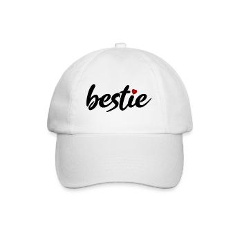 bestie - Baseballkappe - Weiß/Weiß - Vorne
