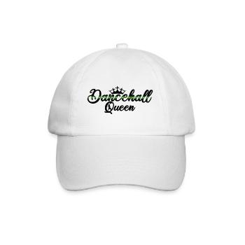 Dancehall Queen Jamaica Black - Baseballkappe - Weiß/Weiß - Vorne