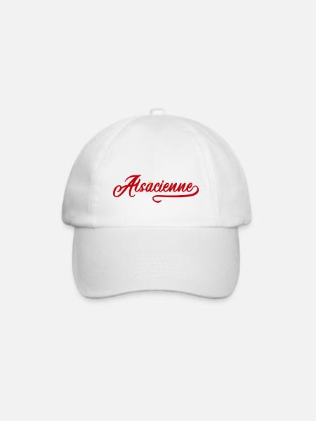 Elsässisch - Baseballkappe - Weiß/Weiß