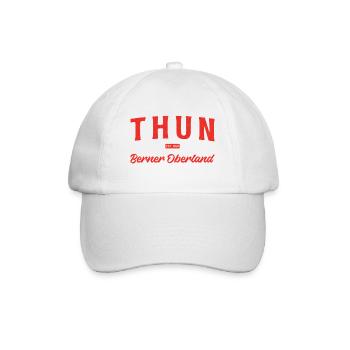 Thun - Berner Oberland - Baseballkappe - Weiß/Weiß - Vorne