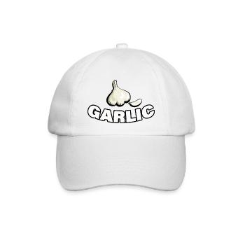 GARLIC - Baseballkappe - Weiß/Weiß - Vorne