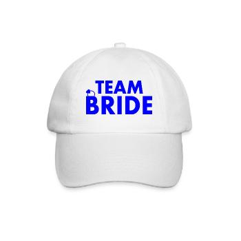 Team bride - Baseballkappe - Weiß/Weiß - Vorne
