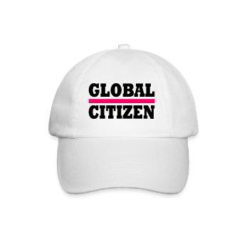 global citizen - Baseballkappe - Weiß/Weiß - Vorne