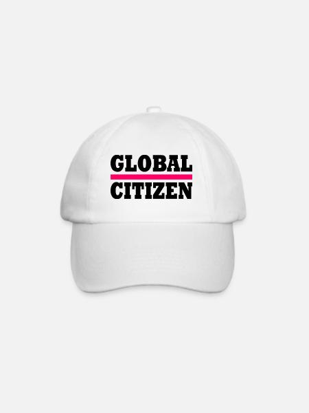 global citizen - Baseballkappe - Weiß/Weiß