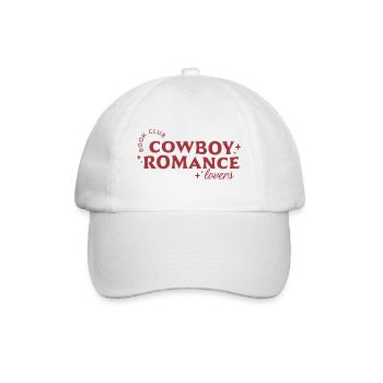 Cowboy-Romantik-Buchclub - Baseballkappe - Weiß/Weiß - Vorne