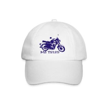 MZ TS125 - Baseballkappe - Weiß/Weiß - Vorne