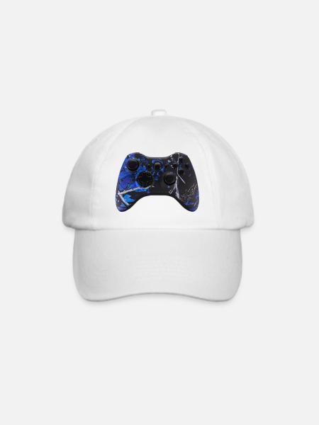 Kontroll-Freak - Baseballkappe - Weiß/Weiß