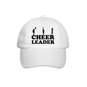 Cheerleader - Baseballkappe - Weiß/Weiß - Vorne