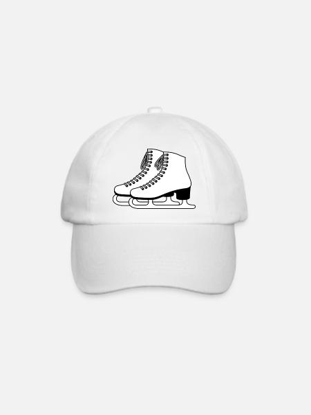 Schlittschuhe - Baseballkappe - Weiß/Weiß