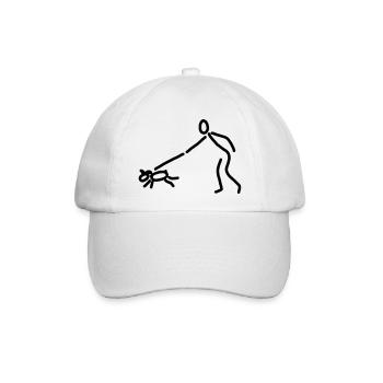iYpsilon Hund gassi - Baseballkappe - Weiß/Weiß - Vorne