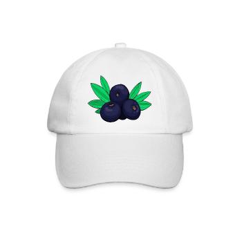 Acai Beeren Kohlpalme Beere - Baseballkappe - Weiß/Weiß - Vorne