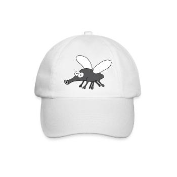 Mücke - Baseballkappe - Weiß/Weiß - Vorne