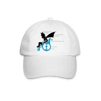 senior superhero (3c) - Baseballkappe - Weiß/Weiß - Vorne
