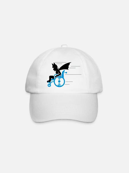 senior superhero (3c) - Baseballkappe - Weiß/Weiß