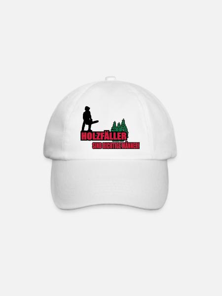 holzfäller - Baseballkappe - Weiß/Weiß