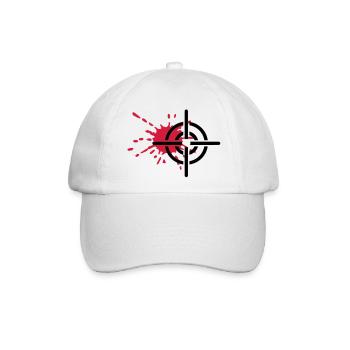 Fadenkreuz - Baseballkappe - Weiß/Weiß - Vorne