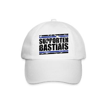 Weinlese-Bär Bastia - Baseballkappe - Weiß/Weiß - Vorne