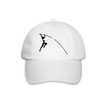 Stabhochsprung - Baseballkappe - Weiß/Weiß - Vorne