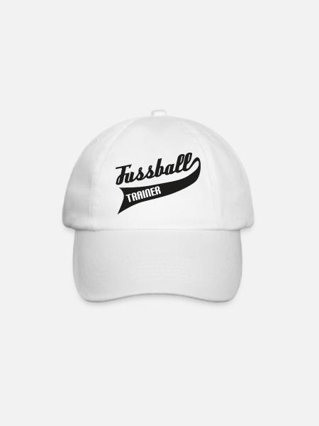 Fußball Trainer - Baseballkappe - Weiß/Weiß