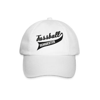 Fußball Schwester - Baseballkappe - Weiß/Weiß - Vorne