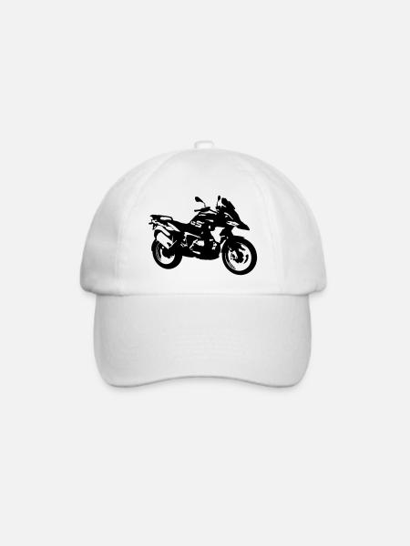 R1250 GS_einfarbig - Baseballkappe - Weiß/Weiß