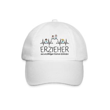 Erzieher aus unzähligen kleinen Gründen - Baseballkappe - Weiß/Weiß - Vorne