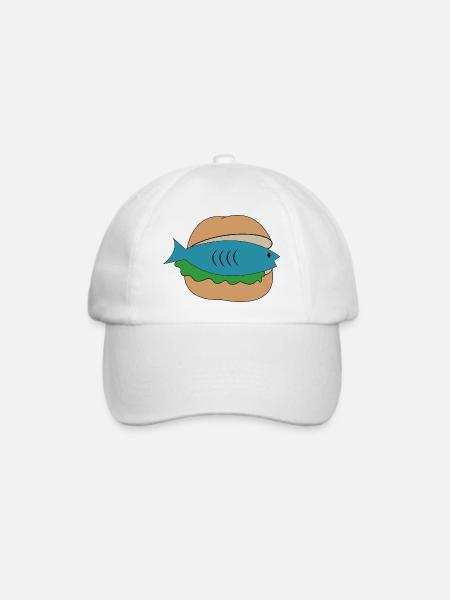 Lustige Geschenke für Norddeutsche - Baseballkappe - Weiß/Weiß