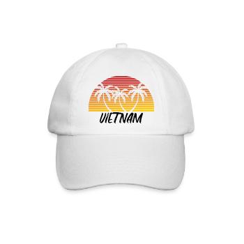 Vietnam - Baseballkappe - Weiß/Weiß - Vorne