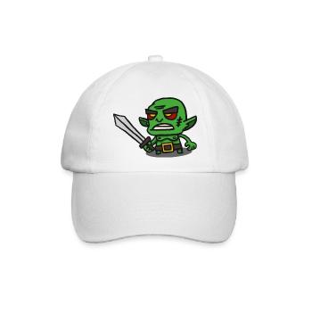 Ork - Baseballkappe - Weiß/Weiß - Vorne