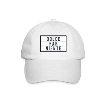 DOLCE FAR NIENTE - Baseballkappe - Weiß/Weiß - Vorne