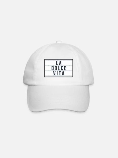 LA DOLCE VITA - Baseballkappe - Weiß/Weiß