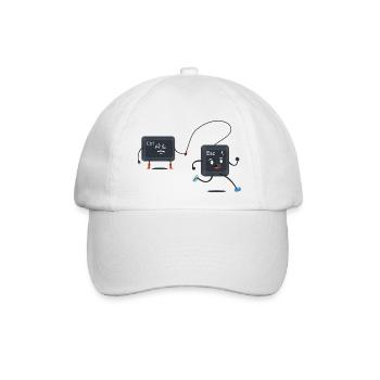 Ctrl Esc - Baseballkappe - Weiß/Weiß - Vorne