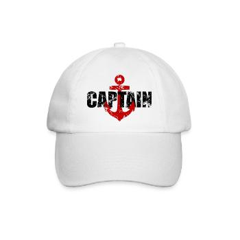 KAPITÄN CAPTAIN - Baseballkappe - Weiß/Weiß - Vorne