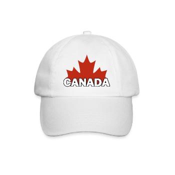 Kanada Tag - Baseballkappe - Weiß/Weiß - Vorne