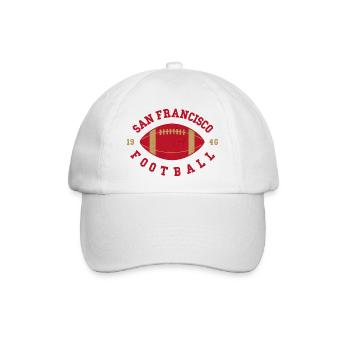 San Francisco Football Vintage - Baseballkappe - Weiß/Weiß - Vorne