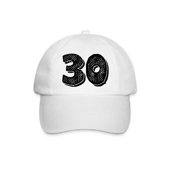 Ausgabe 30- 30 Jahre - Baseballkappe - Weiß/Weiß - Vorne