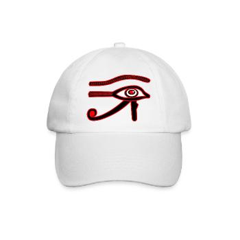 Auge des Ra Auge des Horus - Baseballkappe - Weiß/Weiß - Vorne