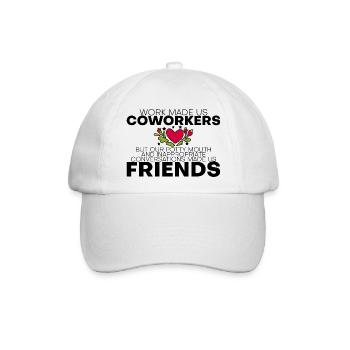 Our Inappropriate Conversations Made Us Friends 4 - Baseballkappe - Weiß/Weiß - Vorne