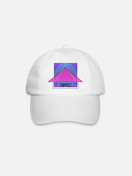 TRIANGLE - Baseballkappe - Weiß/Weiß