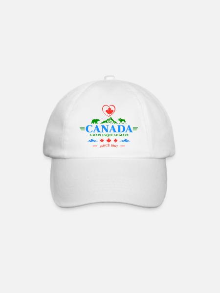 Kanada Vancouver Montreal Toronto Maple Leaf Bären - Baseballkappe - Weiß/Weiß