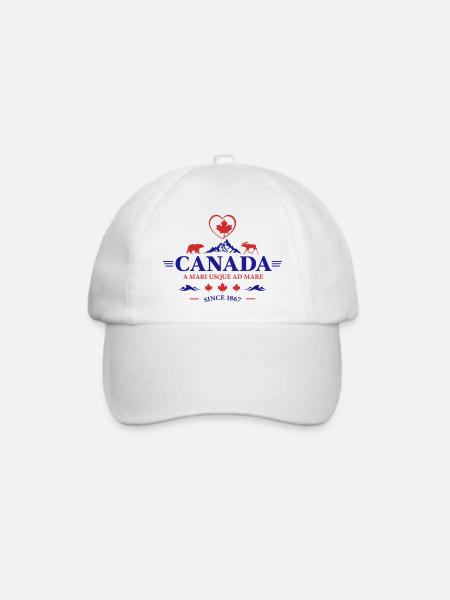 Kanada Vancouver Montreal Toronto Maple Leaf Bären - Baseballkappe - Weiß/Weiß