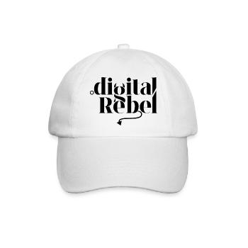 Digital Rebel - Baseballkappe - Weiß/Weiß - Vorne