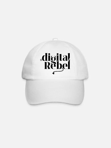 Digital Rebel - Baseballkappe - Weiß/Weiß