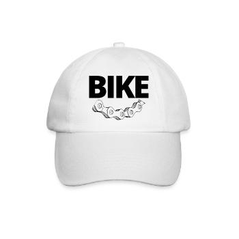 Radfahren, Radfahrer, Radfahren, Radfahren Fan - Baseballkappe - Weiß/Weiß - Vorne