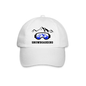 Snowboarding - Baseballkappe - Weiß/Weiß - Vorne