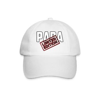 Papa limitierte Edition - Baseballkappe - Weiß/Weiß - Vorne