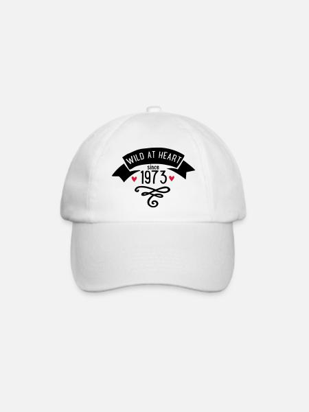 1973 - Baseballkappe - Weiß/Weiß