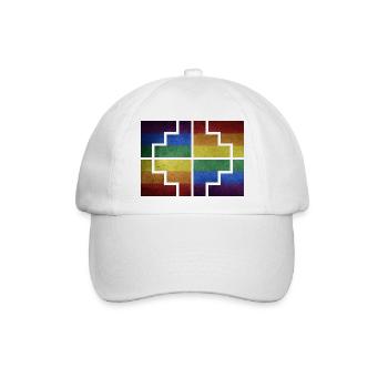 Geometrie - Baseballkappe - Weiß/Weiß - Vorne