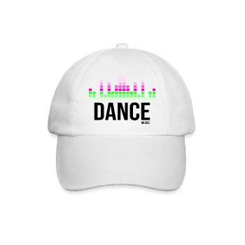 Tanzmusik - Baseballkappe - Weiß/Weiß - Vorne